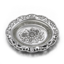 Nut Cup, Silverplate, Floral Design