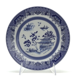 Chinese Garden, Blue by Emerald, Porcelain Salad Plate
