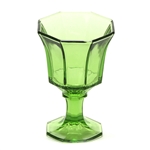 Water Glass, Glass, Octagon, Green