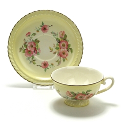 Cup & Saucer, China, Wild Roses