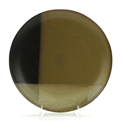 Gold Dust Black by Sango, Stoneware Dinner Plate