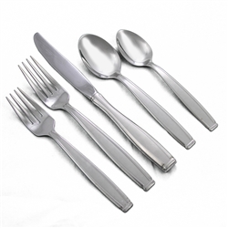 Satin Shasta by Oneida, Stainless 5-PC Setting w/ Soup Spoon