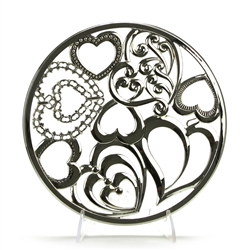 Trivet, Silverplate, Hearts