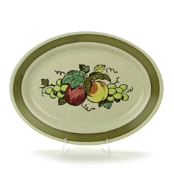 Provincial Fruit, Green by Poppytrail, Metlox, Stoneware Platter