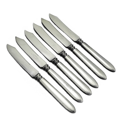 Windsor by 1847 Rogers, Silverplate Fruit Knives, Set of 6, Flat Handle