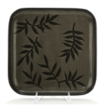 Bamboo, Black by Simple Dining, Stoneware Dinner Plate