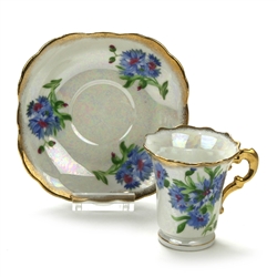 Demitasse Cup & Saucer, China, Bachelor-Buttons