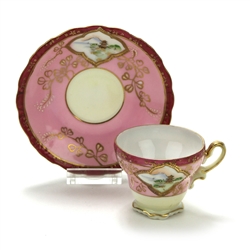 Demitasse Cup & Saucer by Craftsman, China, Mountain Scene