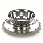 La Reine by Wallace, Silverplate Gravy Boat, Attached Tray