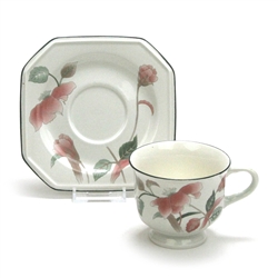 Silk Flowers by Mikasa, China Cup & Saucer