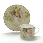 Royal Harvest by Gibson, China Cup & Saucer, Peaches