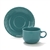 Teal Turquoise by Alacarte, Stoneware Cup & Saucer