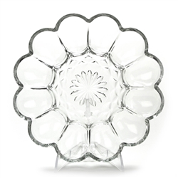 Fairfield Clear by Anchor Hocking, Glass Deviled Egg Plate