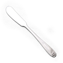 Daffodil by 1847 Rogers, Silverplate Butter Spreader, Flat Handle