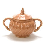 Coronado, Coral Beige by Franciscan, China Sugar Bowl w/ Lid