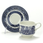 Blue Willow by Churchill, Stoneware Cup & Saucer