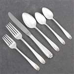 Daffodil by 1847 Rogers, Silverplate 6-PC Setting, Dinner w/ Place Spoon & 2 Teaspoons