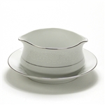 Wakefield by International, China Gravy Boat, Attached Tray