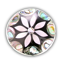 Pin by Mexican, Sterling, Abalone Flower