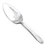 Daffodil by 1847 Rogers, Silverplate Pie Server, Pierced, Flat Handle