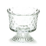 Cube Clear by Jeannette, Glass Compote