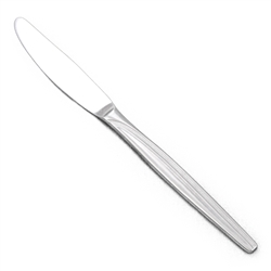 Textured Stripe by Koba, Stainless Dinner Knife, Flat Handle