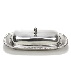 Butter Dish by MSJ, Stainless, Flower Bud Design