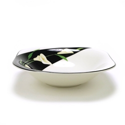 Black Lilies by Sango, China Coupe Soup Bowl
