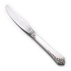 Damask Rose by Oneida, Sterling Butter Spreader, Modern, Hollow Handle