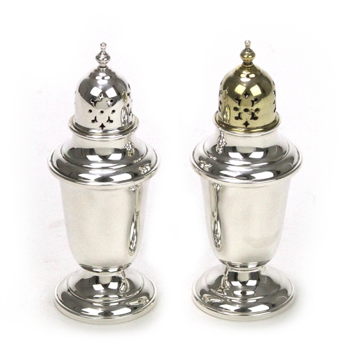 Gorhan sterling salt selling and pepper shaker