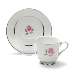 Pink Rose Design by Momoyama, China Cup & Saucer