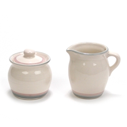 Aura by Pfaltzgraff, Stoneware Cream Pitcher & Sugar Bowl