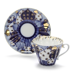 Cup & Saucer, China, Cobalt Blue