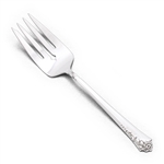 Damask Rose by Oneida, Sterling Cold Meat Fork