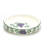 Grape Vine by Crock Shop, Ceramic Quiche Plate, Rolling Pin