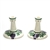 Grape Vine by Crock Shop, Ceramic Candlestick Pair