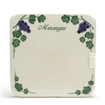 Grape Vine by Crock Shop, Ceramic Message Board