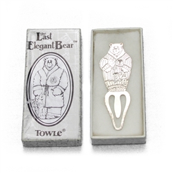 Bookmark by Towle, Sterling, The Last Elegant Bear