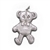 Pendant, Sterling, Teddy Bear