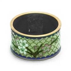 Napkin Ring, Cloisonne, Floral Design