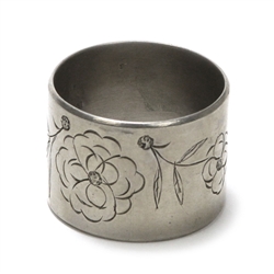 Napkin Ring, Metal, Engraved Design