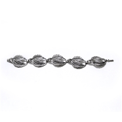 Bracelet by Jewel Art, Sterling, Leaves