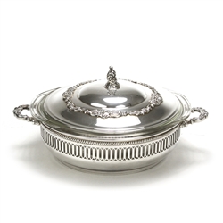 Baroque by Wallace, Silverplate Covered Casserole Dish