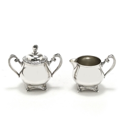 Park Lane by Oneida, Silverplate Cream Pitcher & Sugar Bowl