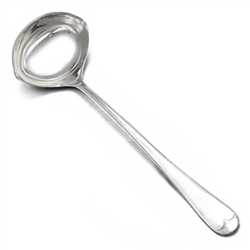 Punch Ladle, Flat Handle by Leonard, Silverplate, Tipped Design