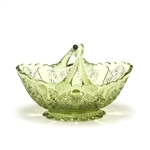 Daisy & Button, Colonial Green by Fenton, Glass Basket