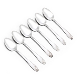 Daffodil by 1847 Rogers, Silverplate Teaspoons, Set of 6
