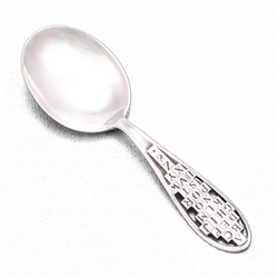 Baby Spoon, Sterling, Alphabet