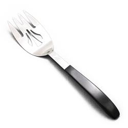 Contrast by Lunt, Sterling Cold Meat Fork, Black Nylon Handle