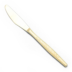 Golden Bouquet by Carlyle Silver, Gold Electroplate Dinner Knife